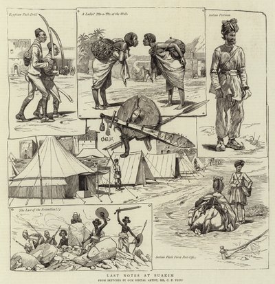 Laatste Noten bij Suakim door Charles Edwin Fripp